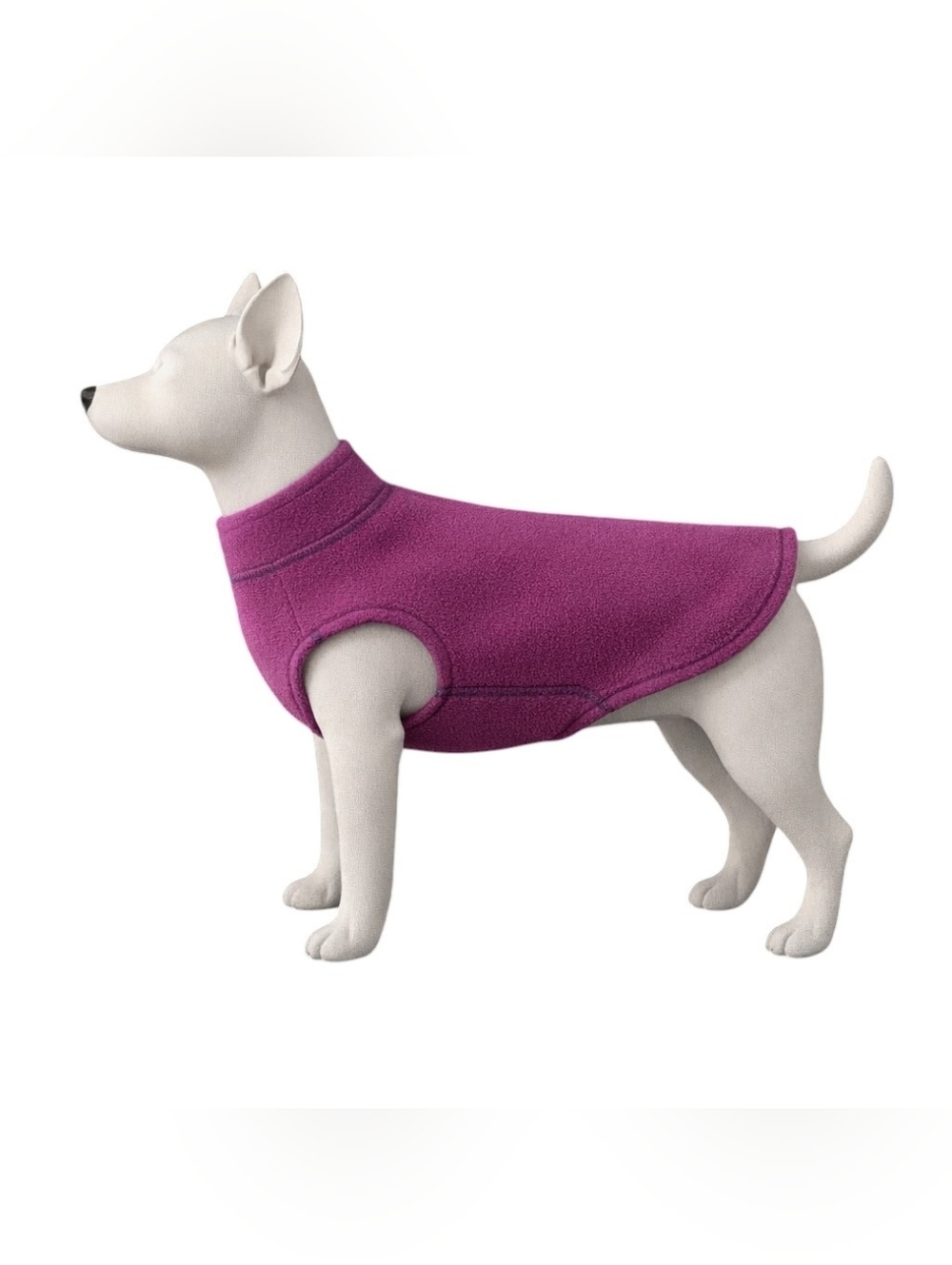 RC Pets Magenta Fleece Dog Jacket – Size 8